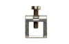 Clamp Yoke ZB 16 ZKSC, busbar 10x3, M4 2.6Nm, solid wire 2.5..16mm², 50pcs/pck