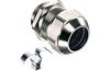 Cable Gland Progress EMC easyConnect, M40x1.5, ø24..33mm, thread 8mm, ss 1.4310 contact spring, -60..100°C, nickel-plated brass ^TPE, incl. NBR O-ring ^2piece sealing insert, CE/IEC/VDE/UL/EAC, IP68/69