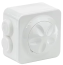 Electronic Fan Speed Controller AREC, 80..460W 0.25..2.5A 230VAC, switch ^minimum speed setting, surface/ flush mounting, IP44