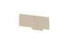 End Plate AEP 2C 6, beige
