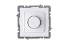 Dimmer Touran, mech.| ill., 1000W, fuse, flush mount, white