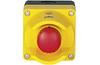e-Stop PIT es Set5s-5 s, push button turn-to release, protective colar, contact block w. monitoring, SM housing, 2NC, -25..55°C, IP65