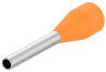 06982 » Wire-End Ferrule w. Collar Ce 005006 w, H0.5x6mm, 500pcs/pck, orange