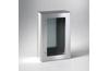 Enclosure ECOR, 800Wx1000Hx300D, transparent door, mounting plate, 2locks w. ø3mm double bar key, AISI304L, IP66, NEMA12