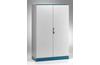 Cabinet E MOX, 1200Wx1800Hx400D, monobloc, double door, rear panel, mounting plate, 4point locking w. ø3mm double bar locking system, cable entry bottom plates, seal, C3M| epoxy resin layer, IP55 IK10, NEMA12, ocean blue, grey